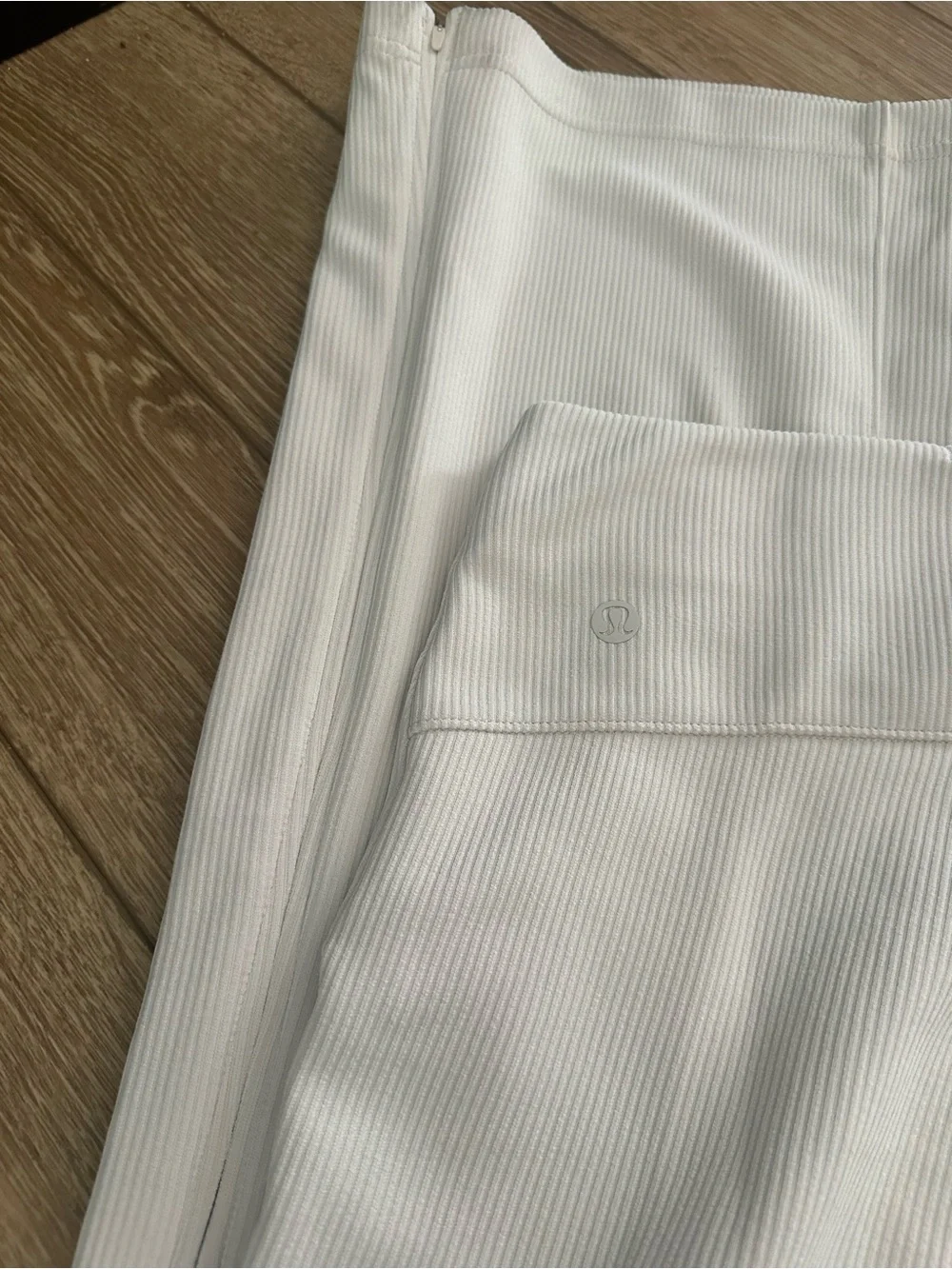 Lululemon Brushed Softstreme Ribbed Zip Flared Pant 32.5